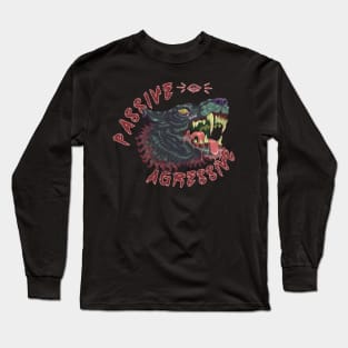 crying angry wolf Long Sleeve T-Shirt